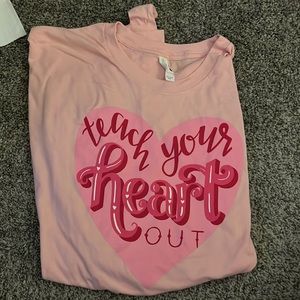 Teacher tee! Size XXL never worn. Next level brand!